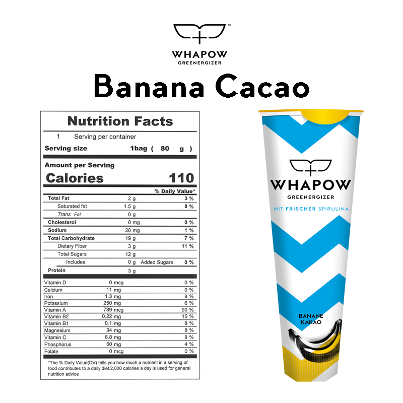 Banana & Cacao Whapow Popsicle